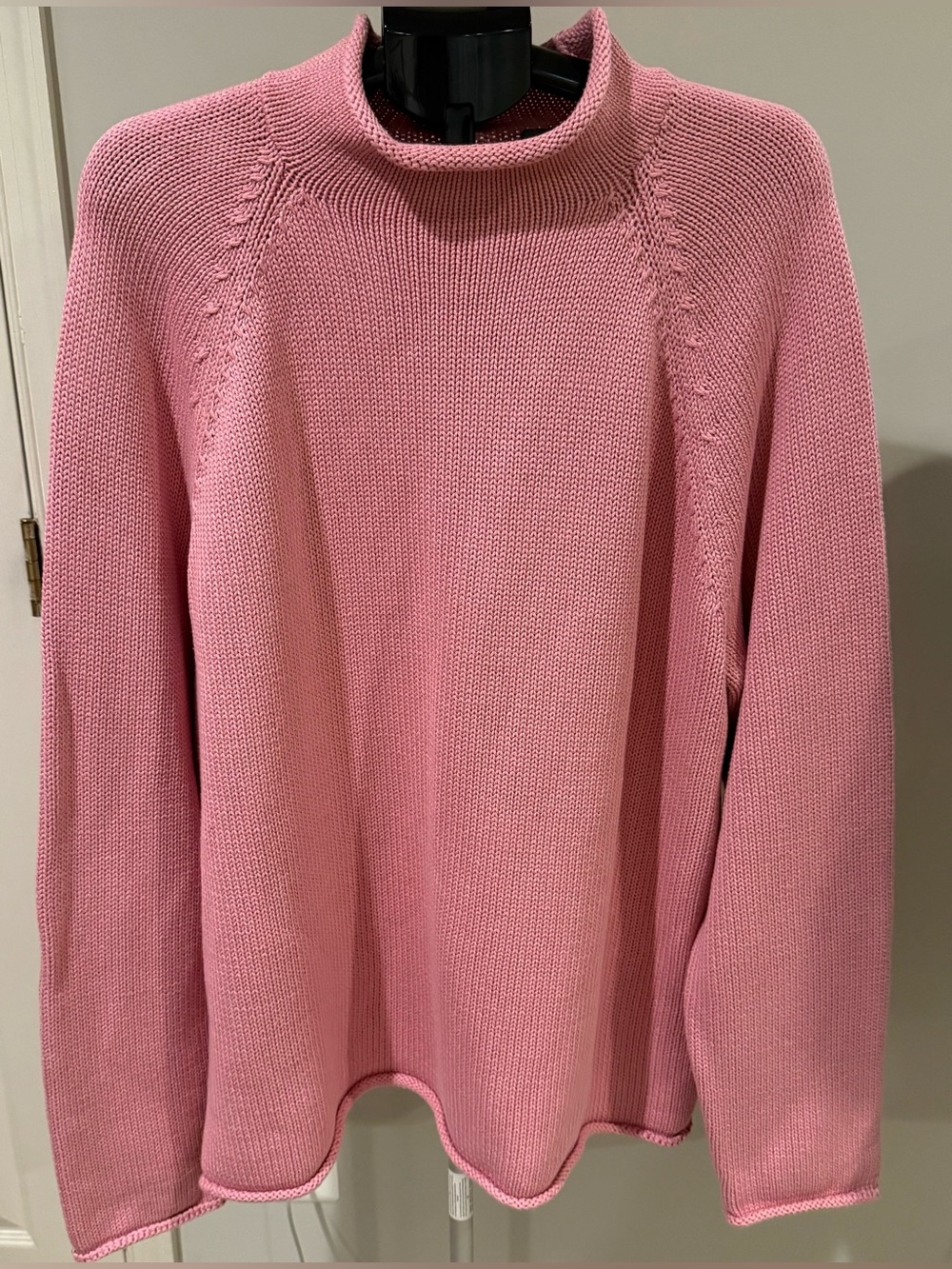J Crew 1988 Roll Neck Sweater NWT XXL Pink Powdered Blossom